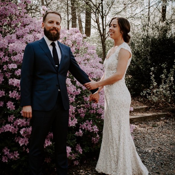 BHLDN Marivana wedding dress by Tasashi Shoji sz 4 - Picture 7 of 7